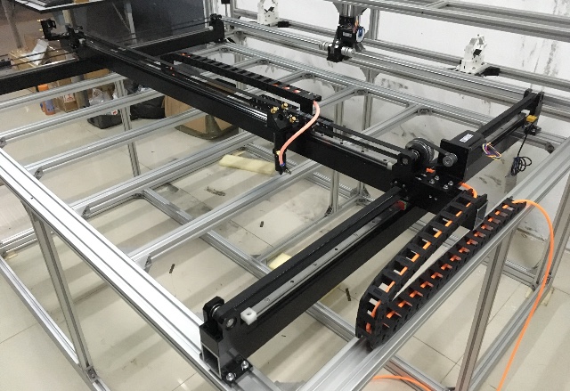 diy co2 laser cutting machine by thailand customer