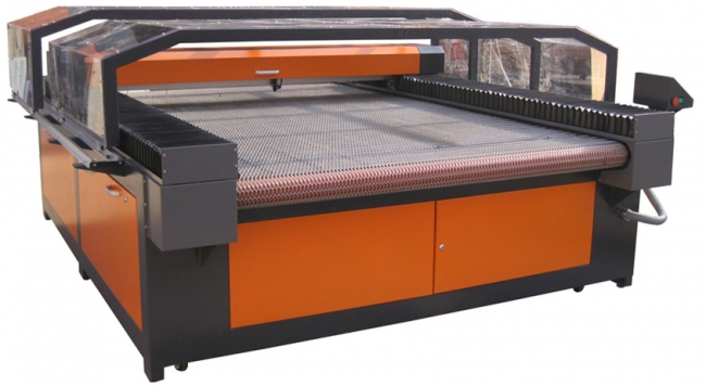 large scale auto feeding co2 laser cutting machine for leather and cloth