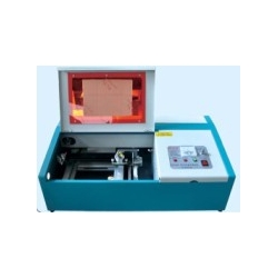 Laser stamp engraving machine