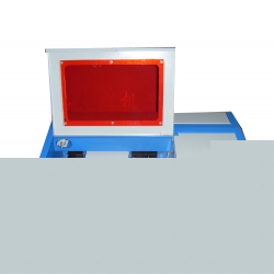 Laser stamp engraving machine